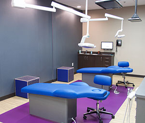 photo of one of our pediatric dental treatment areas