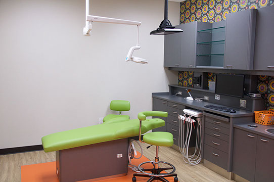 photo of one of our pediatric dental treatment areas